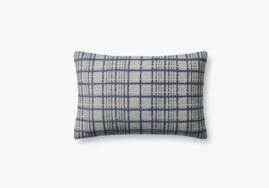 13" x 21" Magnolia Plaid Down Pillow