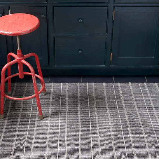 Sampson Black Indoor/ Outdoor Rug