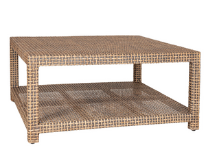 40" Louie Rattan Coffee Table